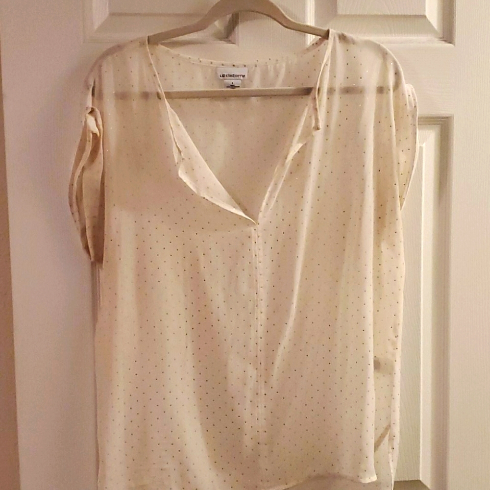 Liz Claiborne short sleeve blouse